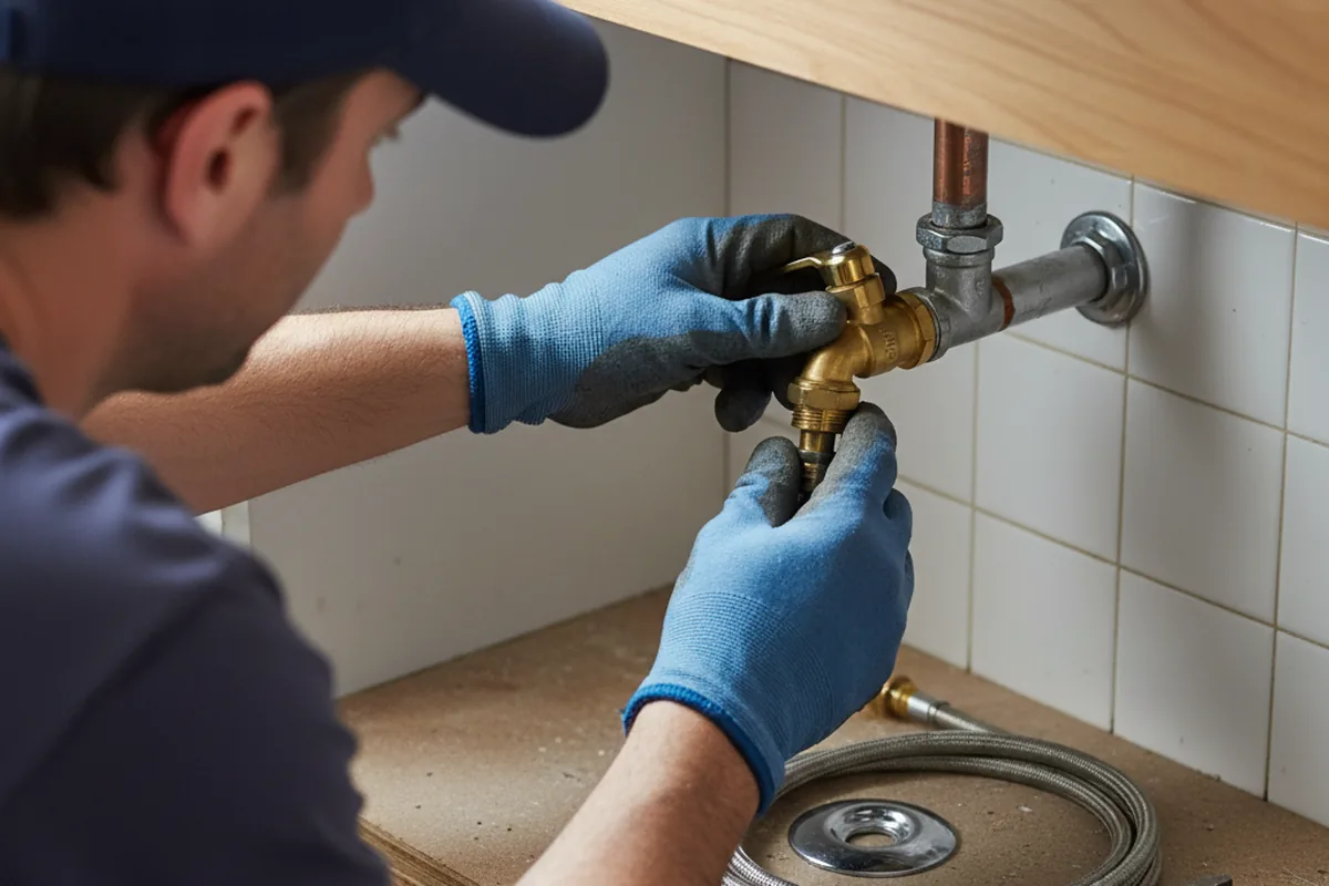 Shutoff valve and fitting work during Repiping in Gillette